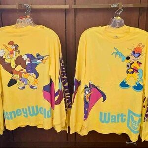 Disney Darkwing Duck Long Sleeve Graphic Tee - Sz Adult Unisex Large